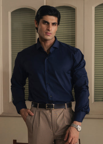 Classic Navy with Subtle Trim Shirt