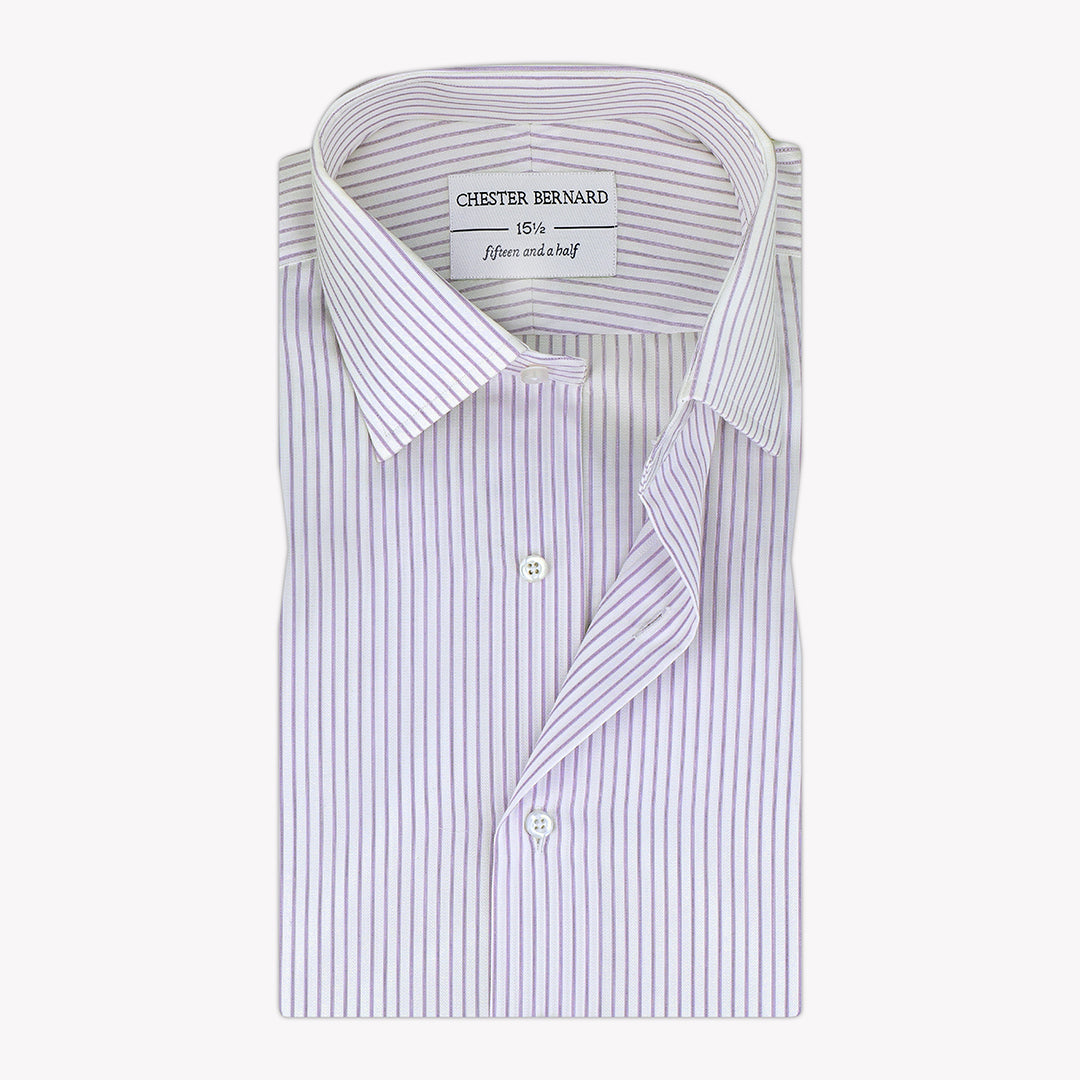 Modern Majesty Violet Pinstripe Shirt OL-522