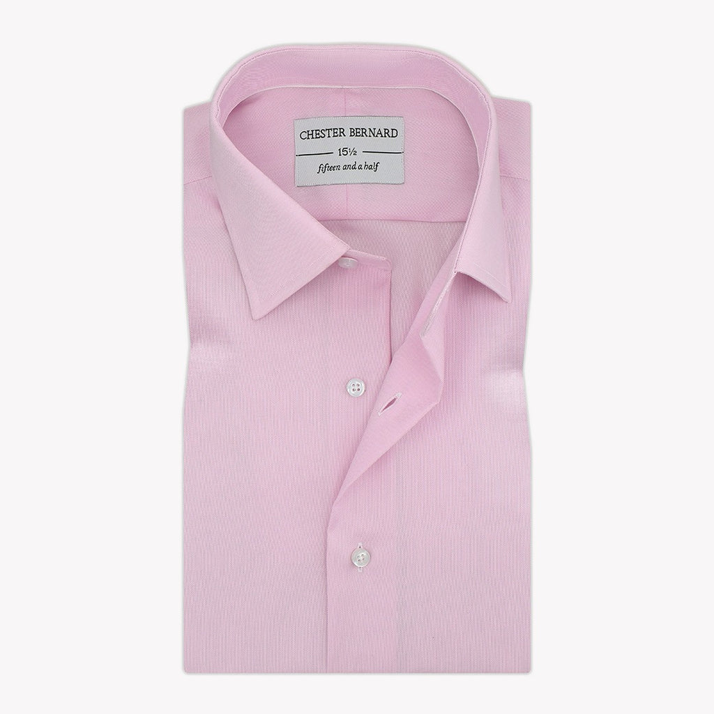 Soft Pink Formal Shirt with Classic Collar OL-424