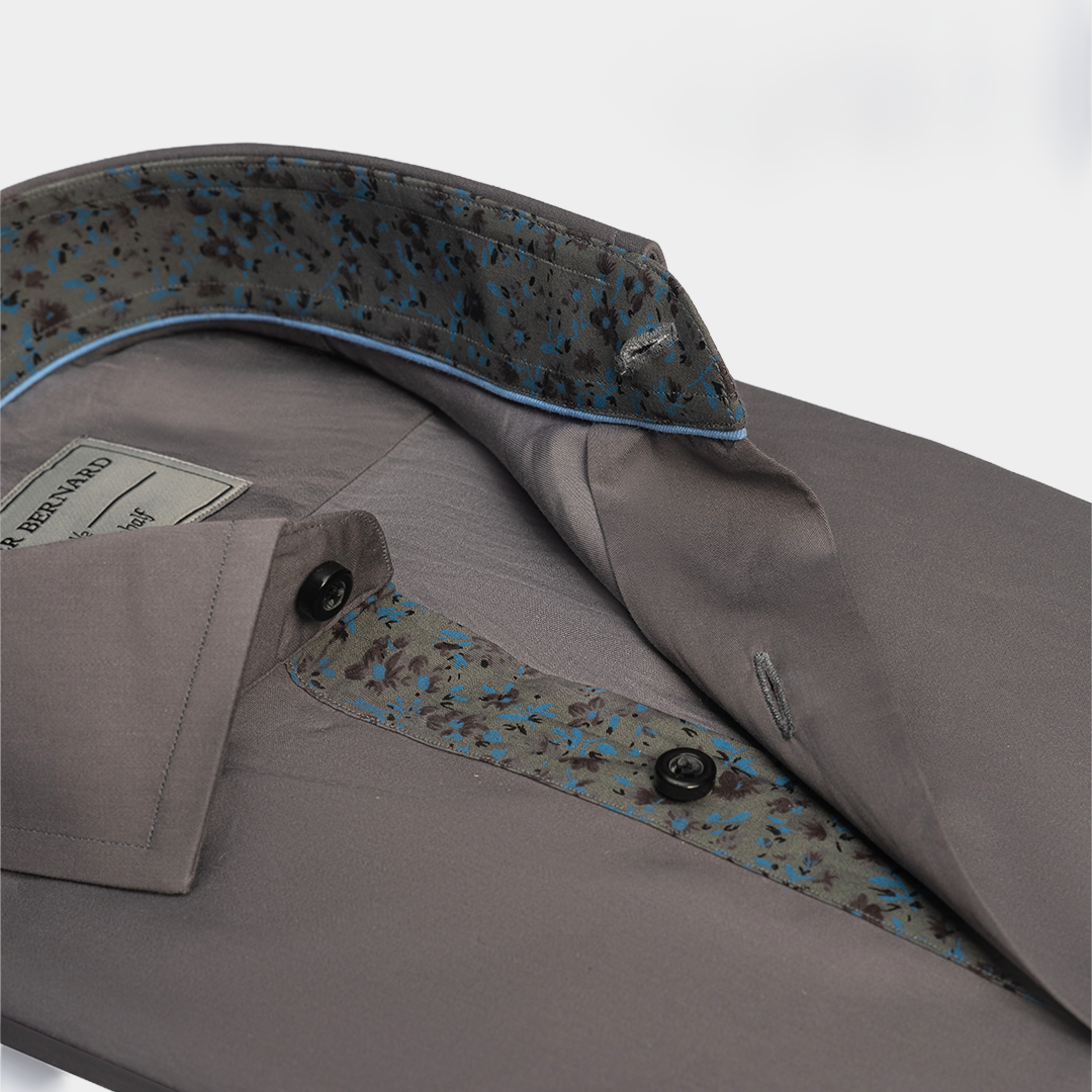 Grey Mosaic Inlay Shirt