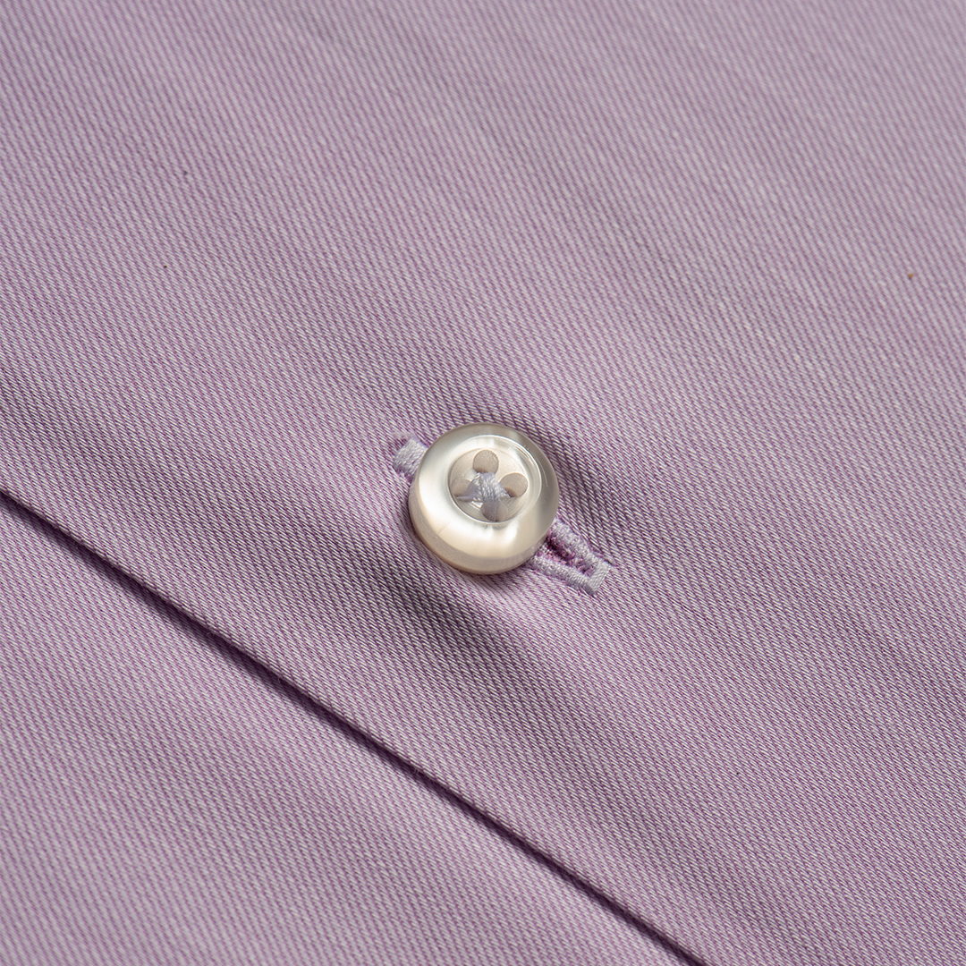 Soft Pink Solid Shirt with Inner Inlay