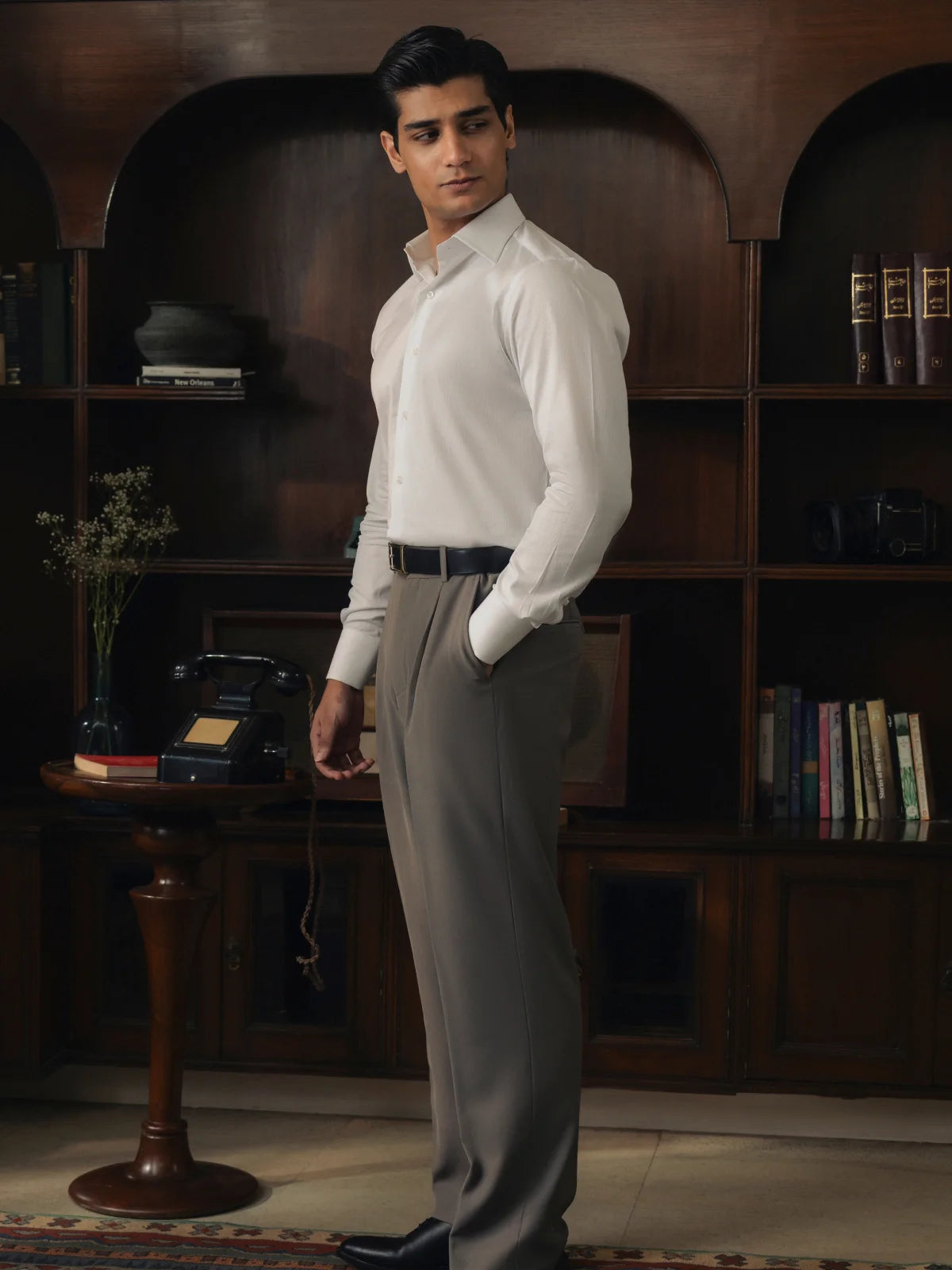 White Double Cuff Shirt
