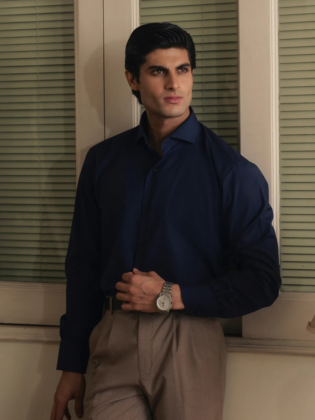 Classic Navy with Subtle Trim Shirt