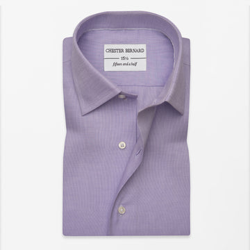 Lavender Textured Classic Shirt