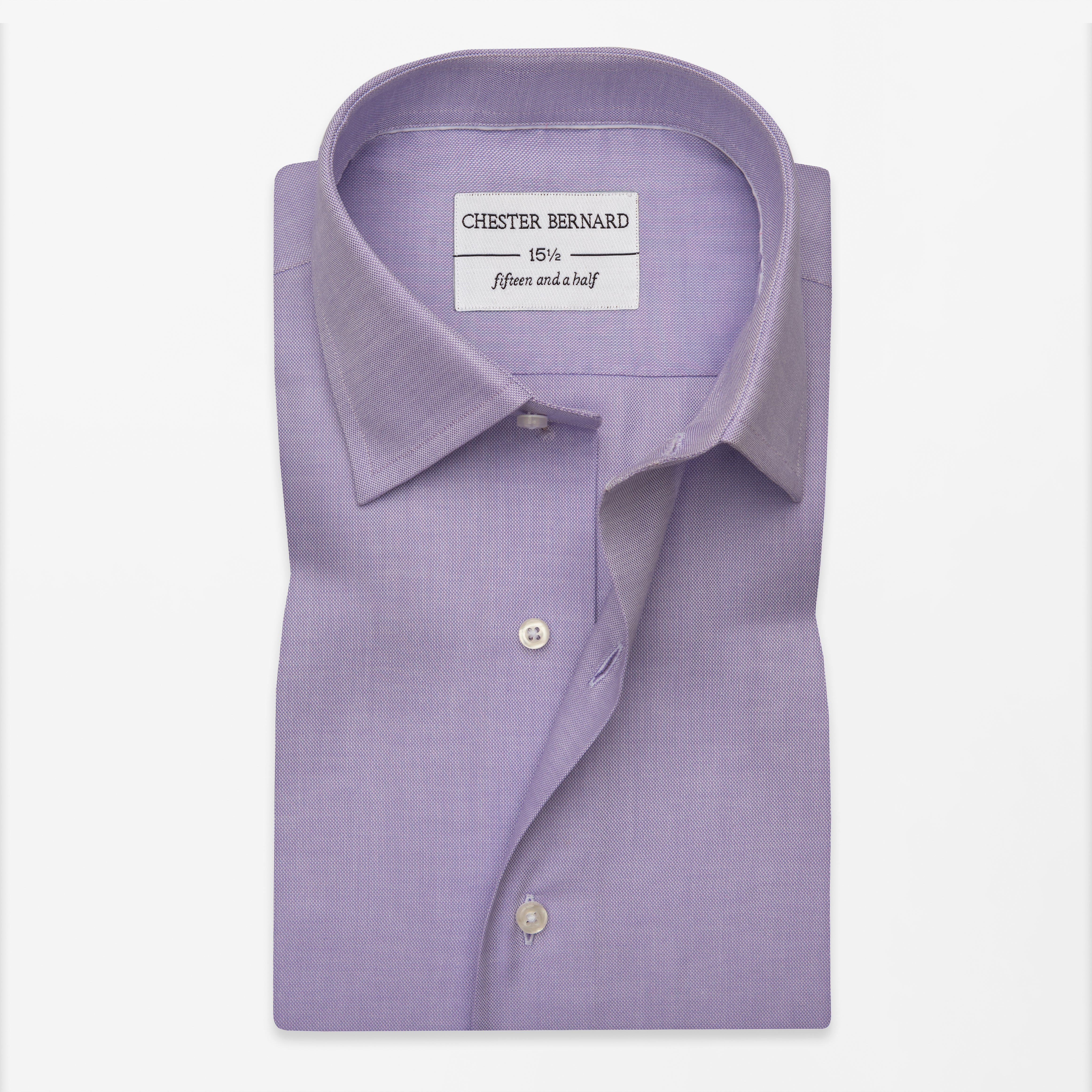 Lavender Textured Classic Shirt