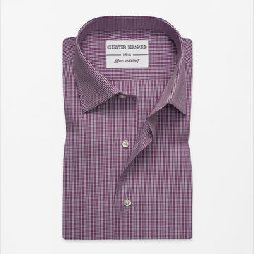 Micro Check Formal Shirt
