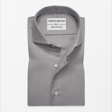 Micro Check Pattern Shirt