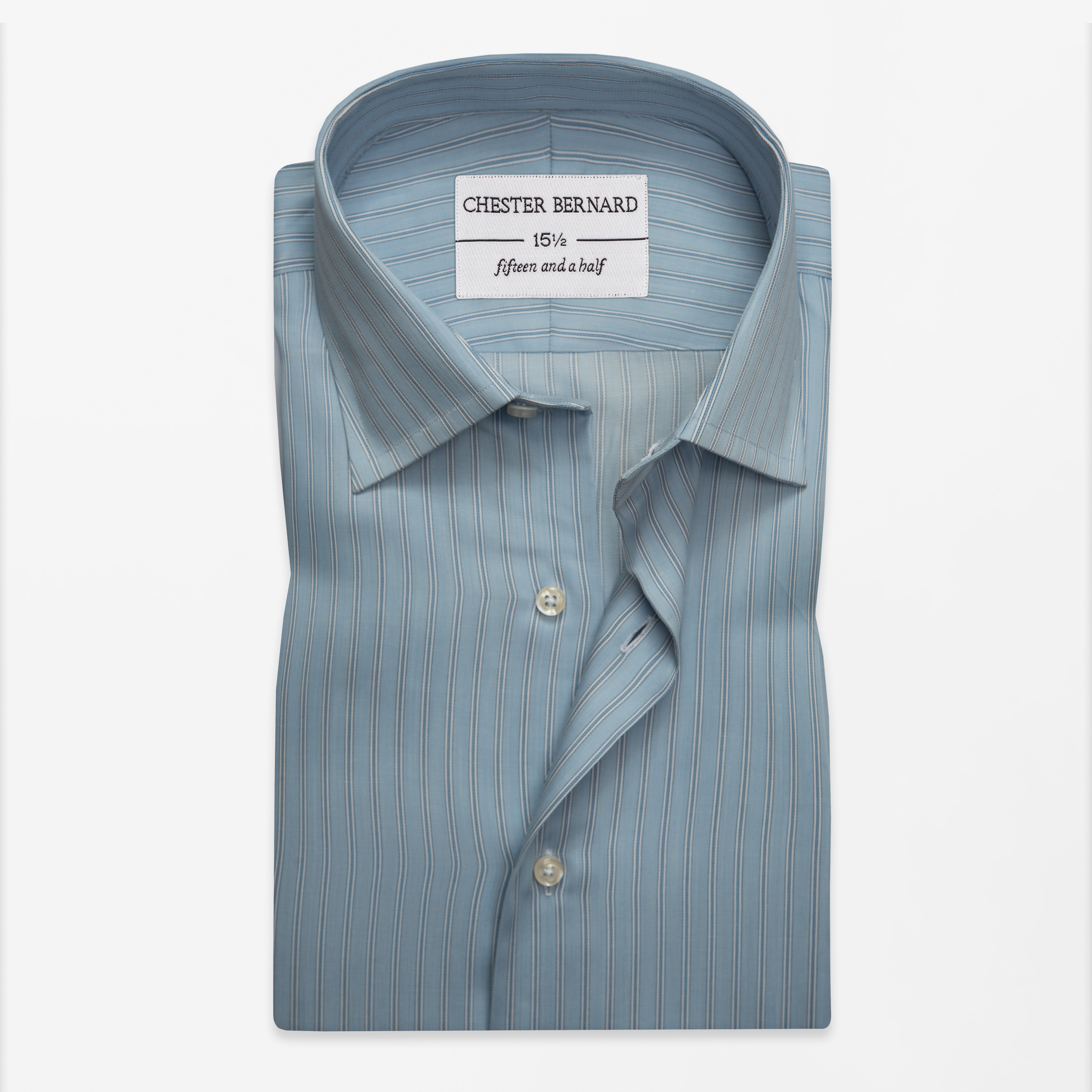 Sky Blue Multi Stripe Shirt