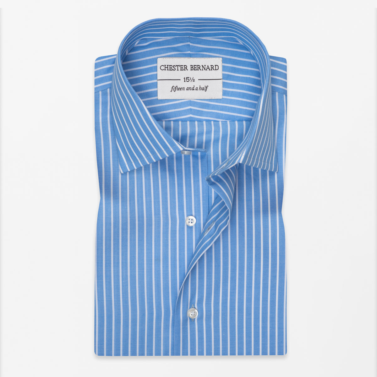 Sky Blue Bengal Stripe Formal Shirt