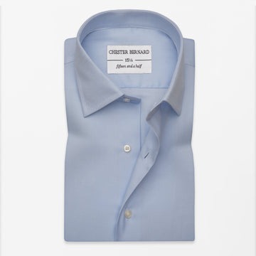 Twill Sky Blue Essential Shirt