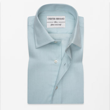 Mint Green Twill Formal Shirt