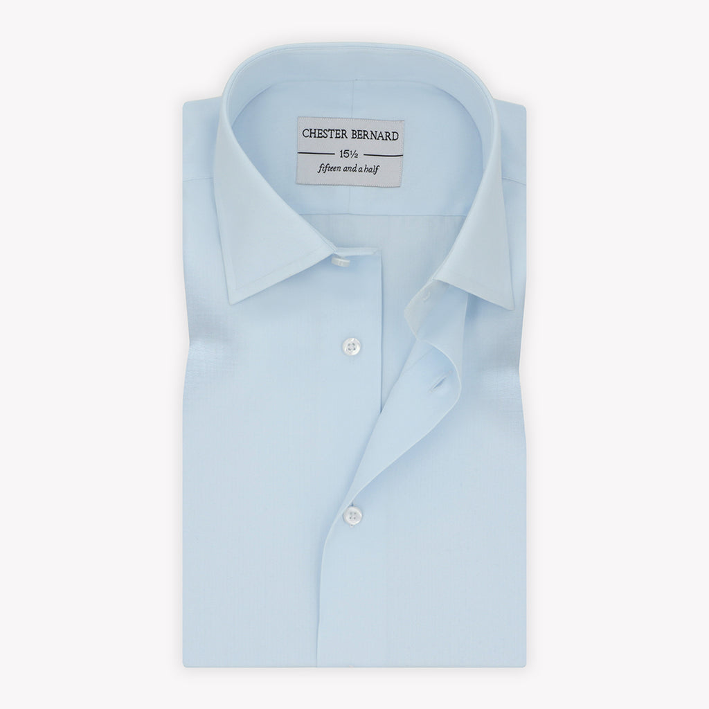 Aqua Blue Cotton Formal Shirt 1