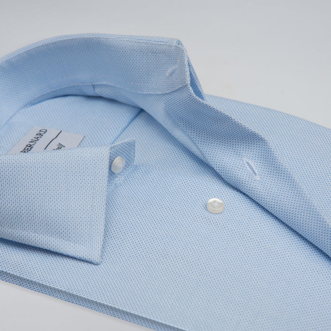 Sky Blue Micro Texture Shirt