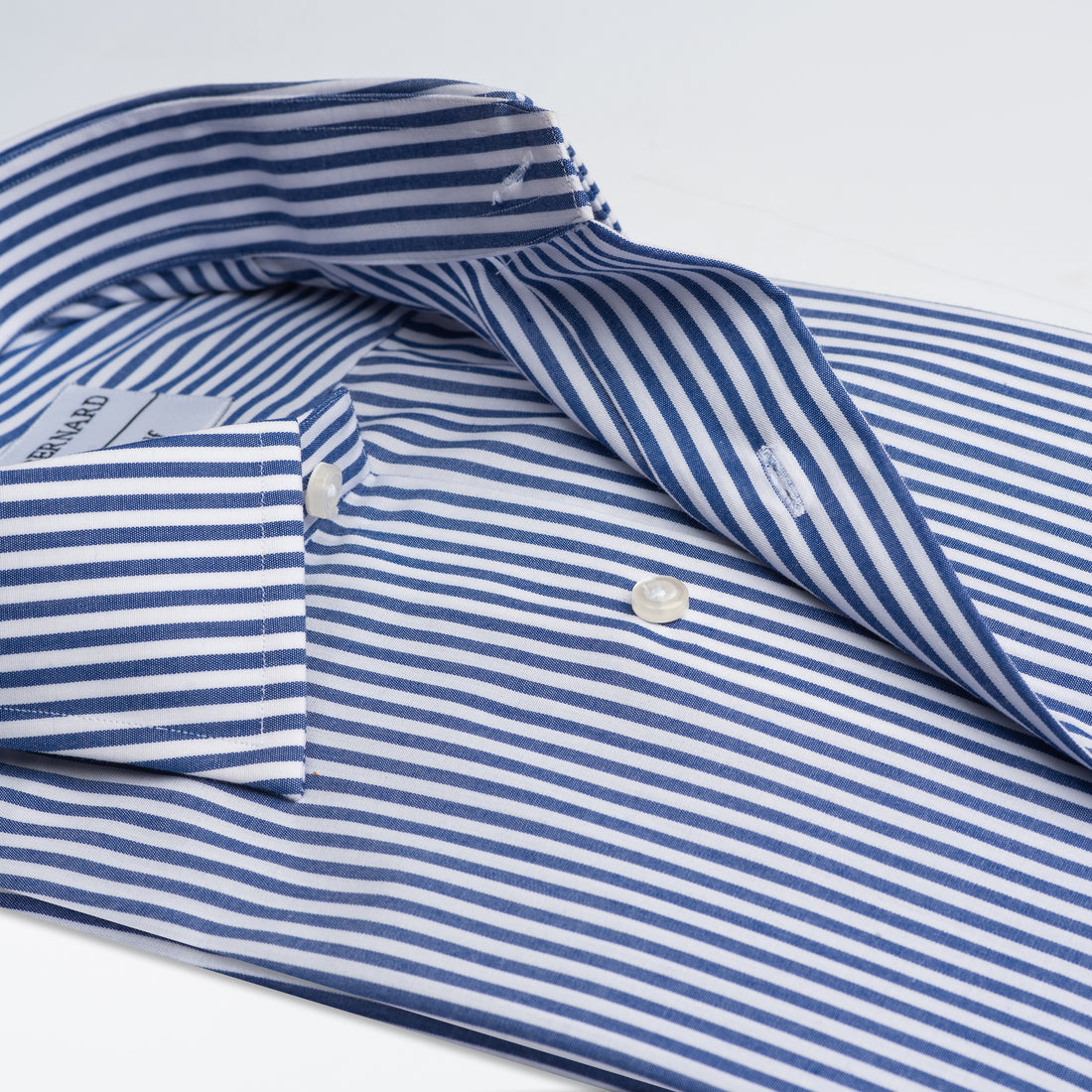 Navy Blue Bengal Stripe Formal Shirt