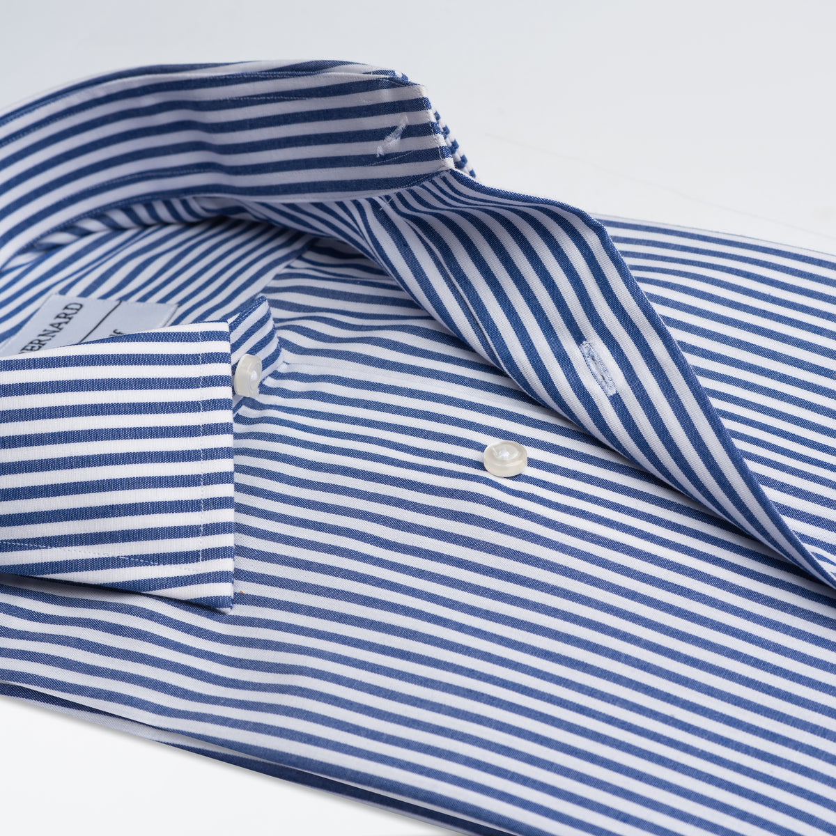 Navy Blue Bengal Stripe Formal Shirt