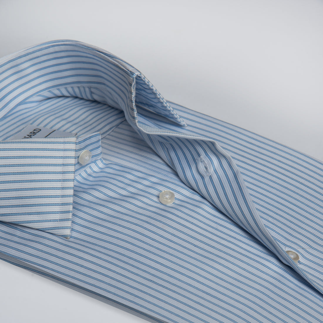 Light Blue Fine Stripe Formal Shirt