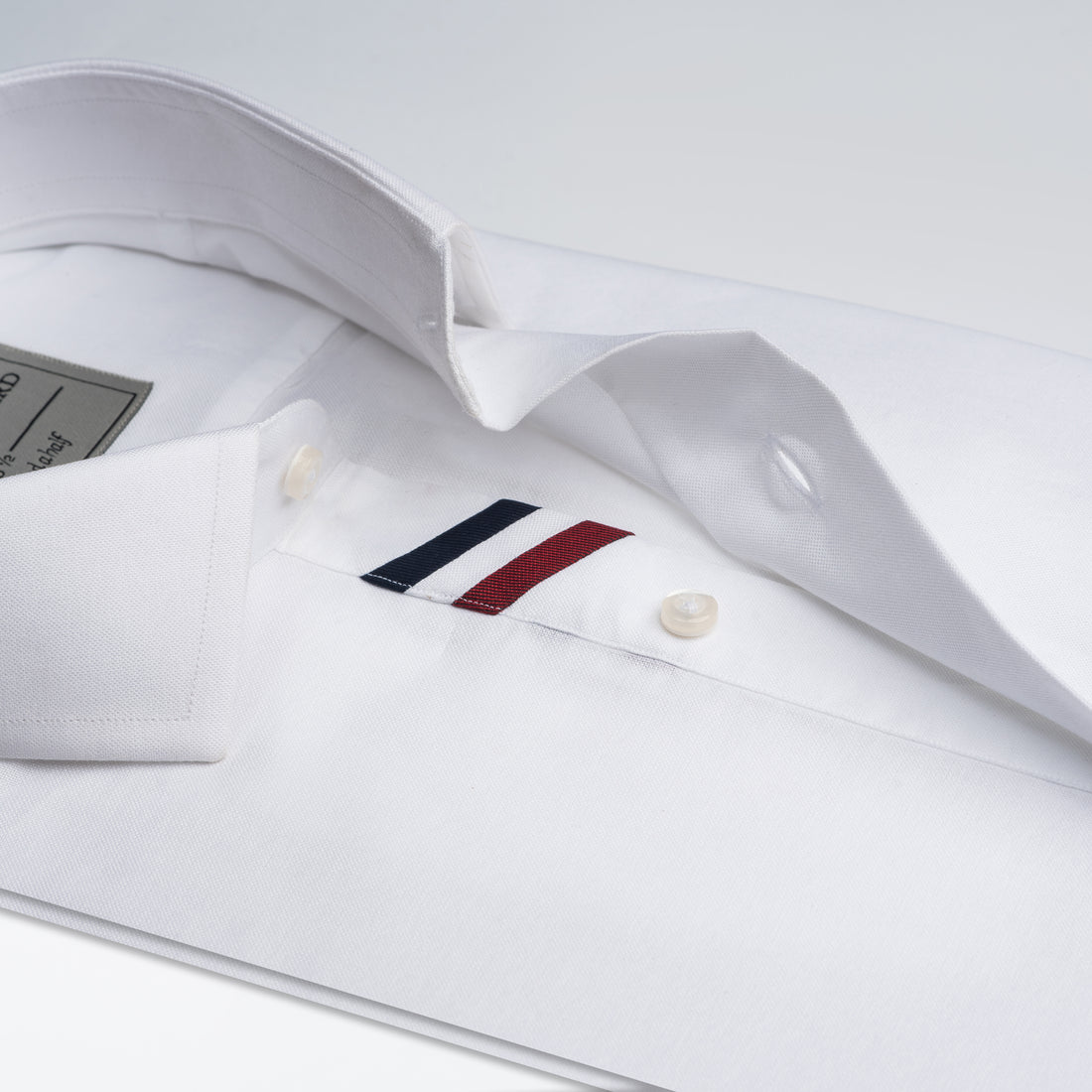 White Elite Stripe Detail Shirt
