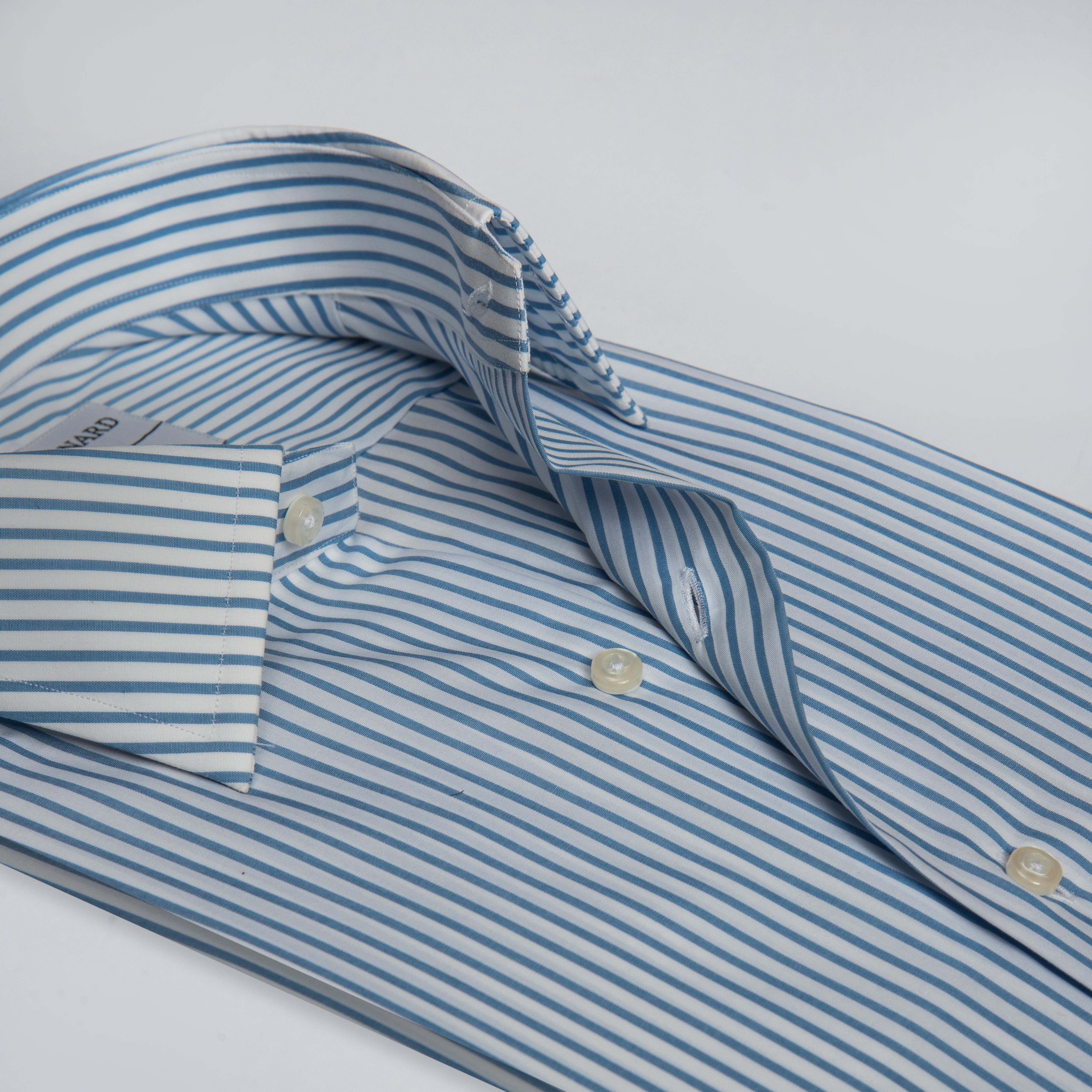 Blue & White Striped Shirt