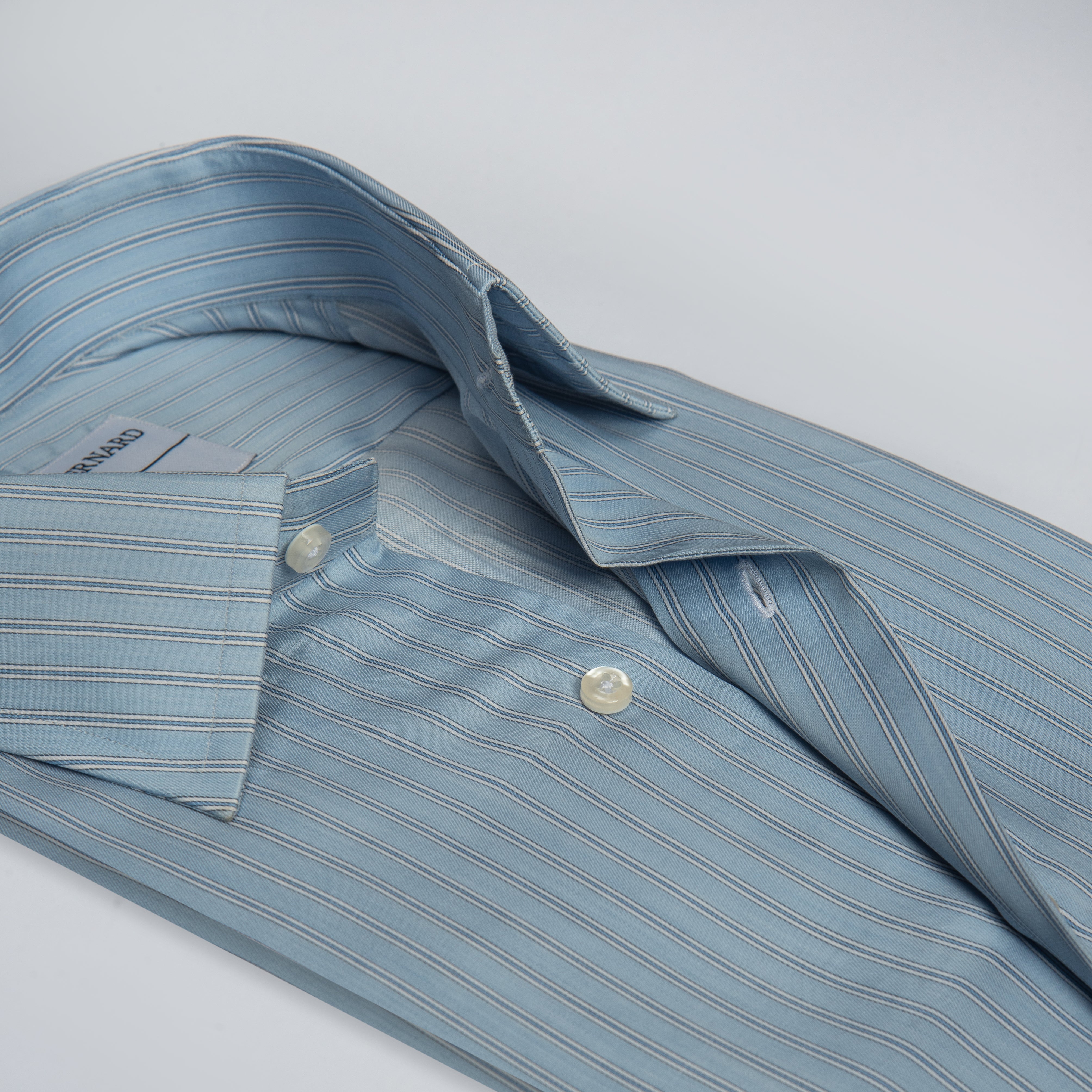 Sky Blue Multi Stripe Shirt