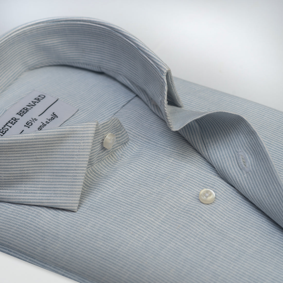 Classic Sky Blue Textured Dress Shirt