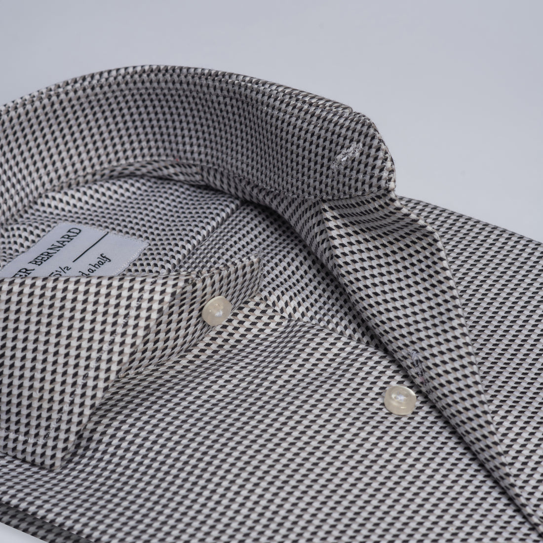 Micro Check Pattern Shirt