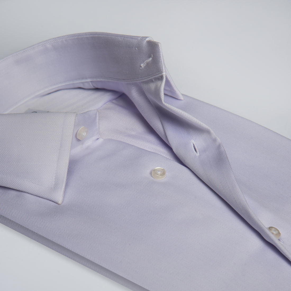 Light Lilac Herringbone Shirt