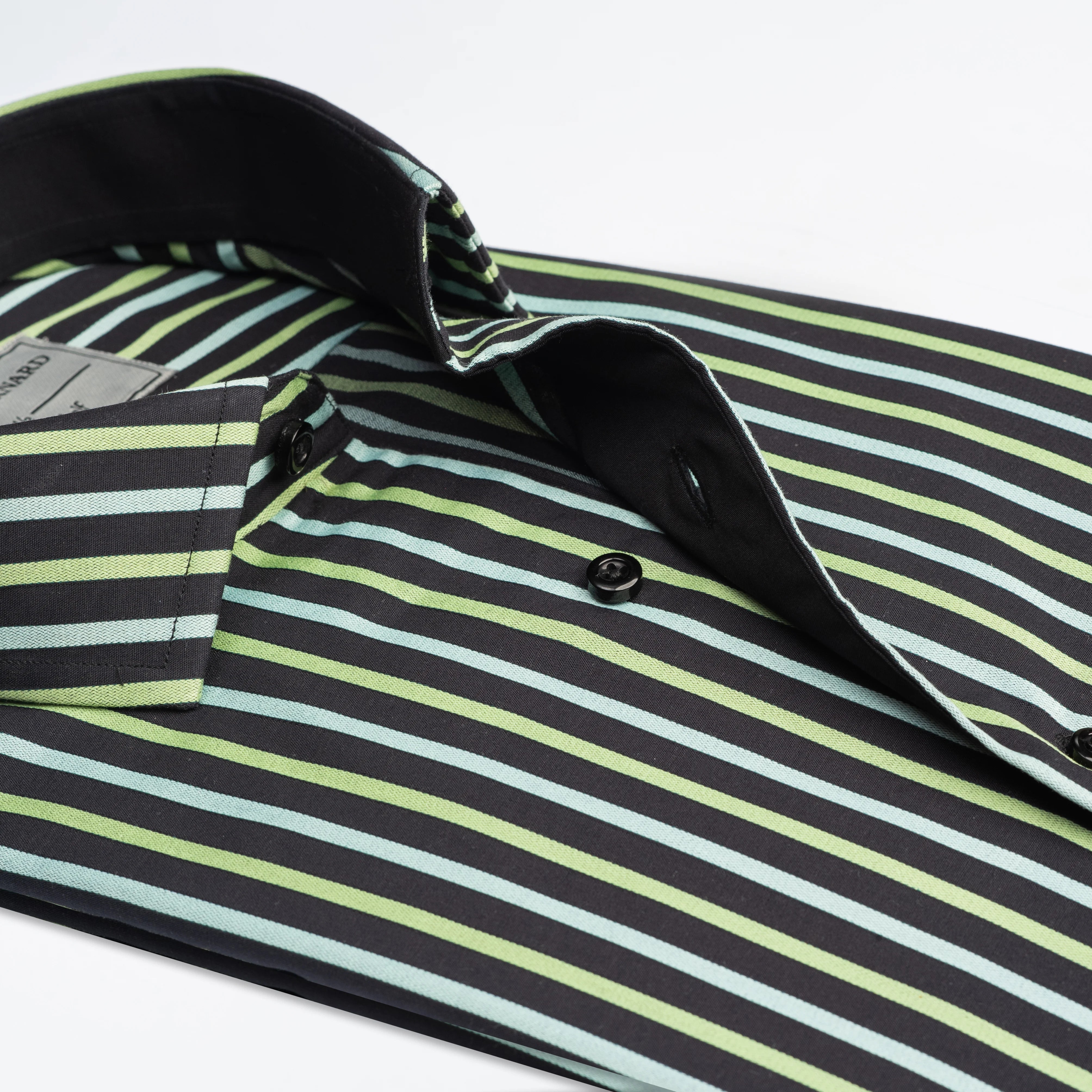 Black & Mint Stripe Shirt