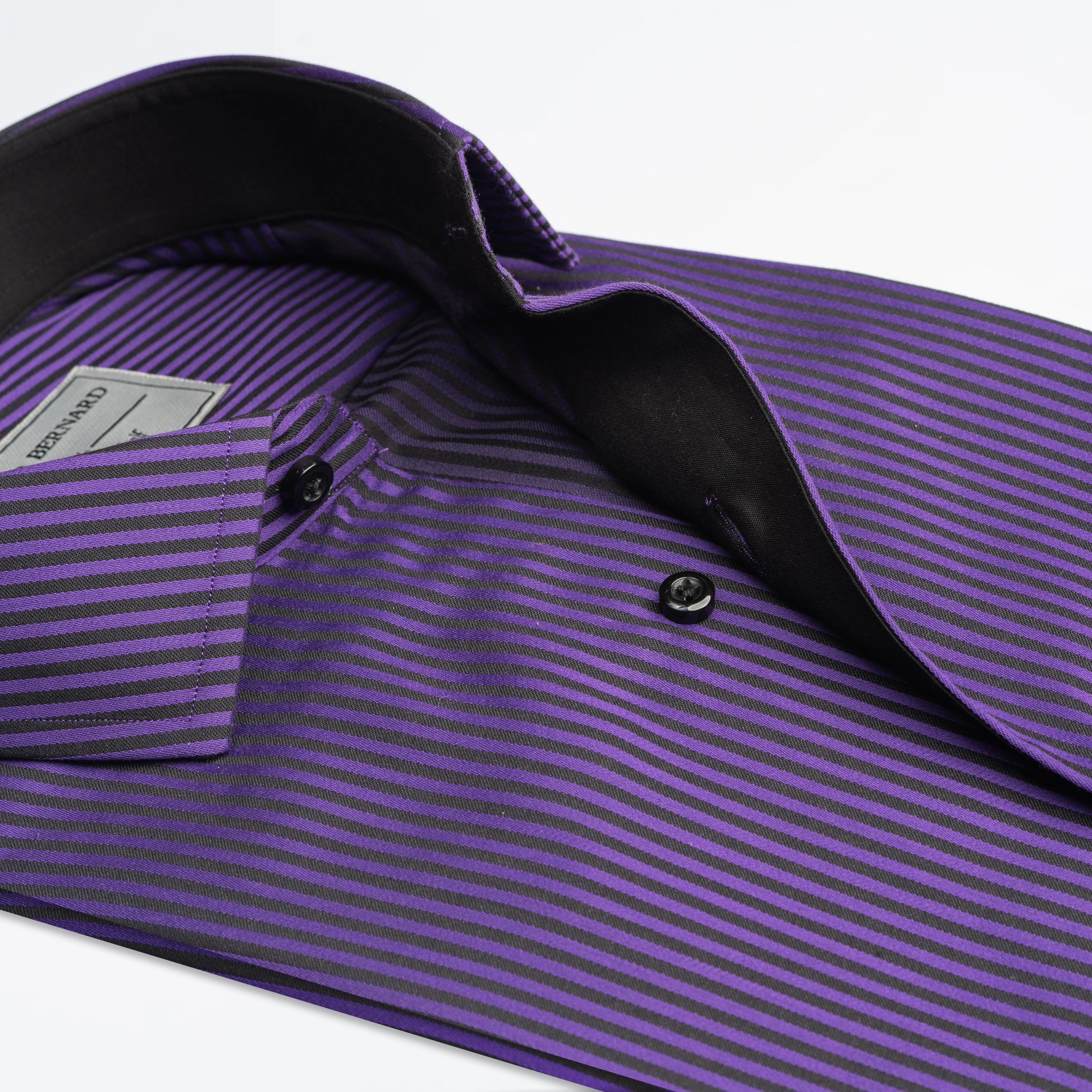 Black & Purple Stripe Shirt
