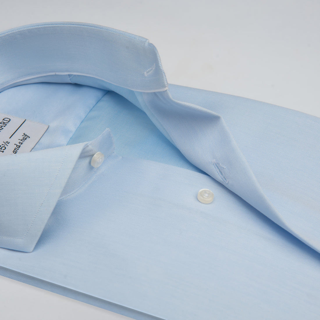 Sky Blue French Collar Shirt