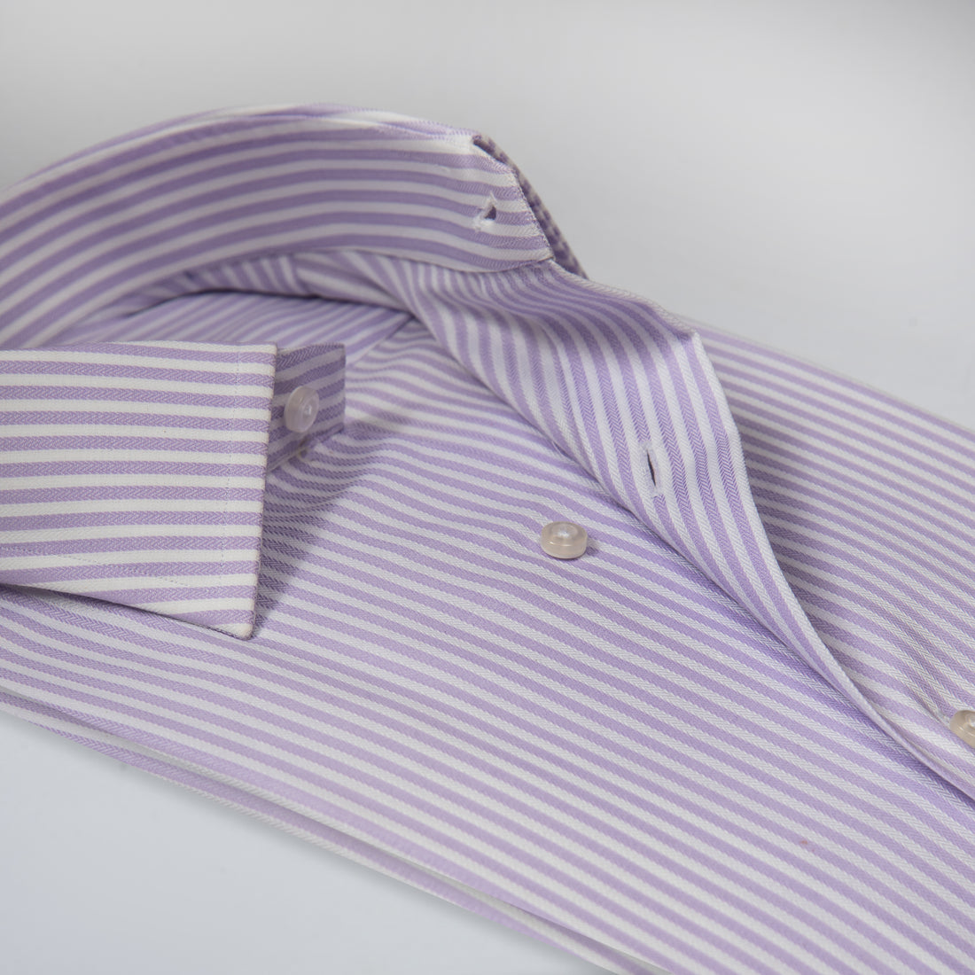 Light Purple Vertical Stripe Formal Shirt