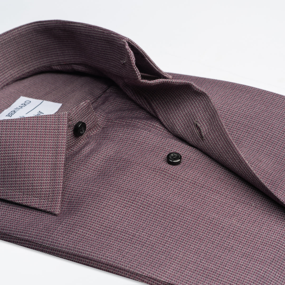 Maroon Textured Formal Shirt