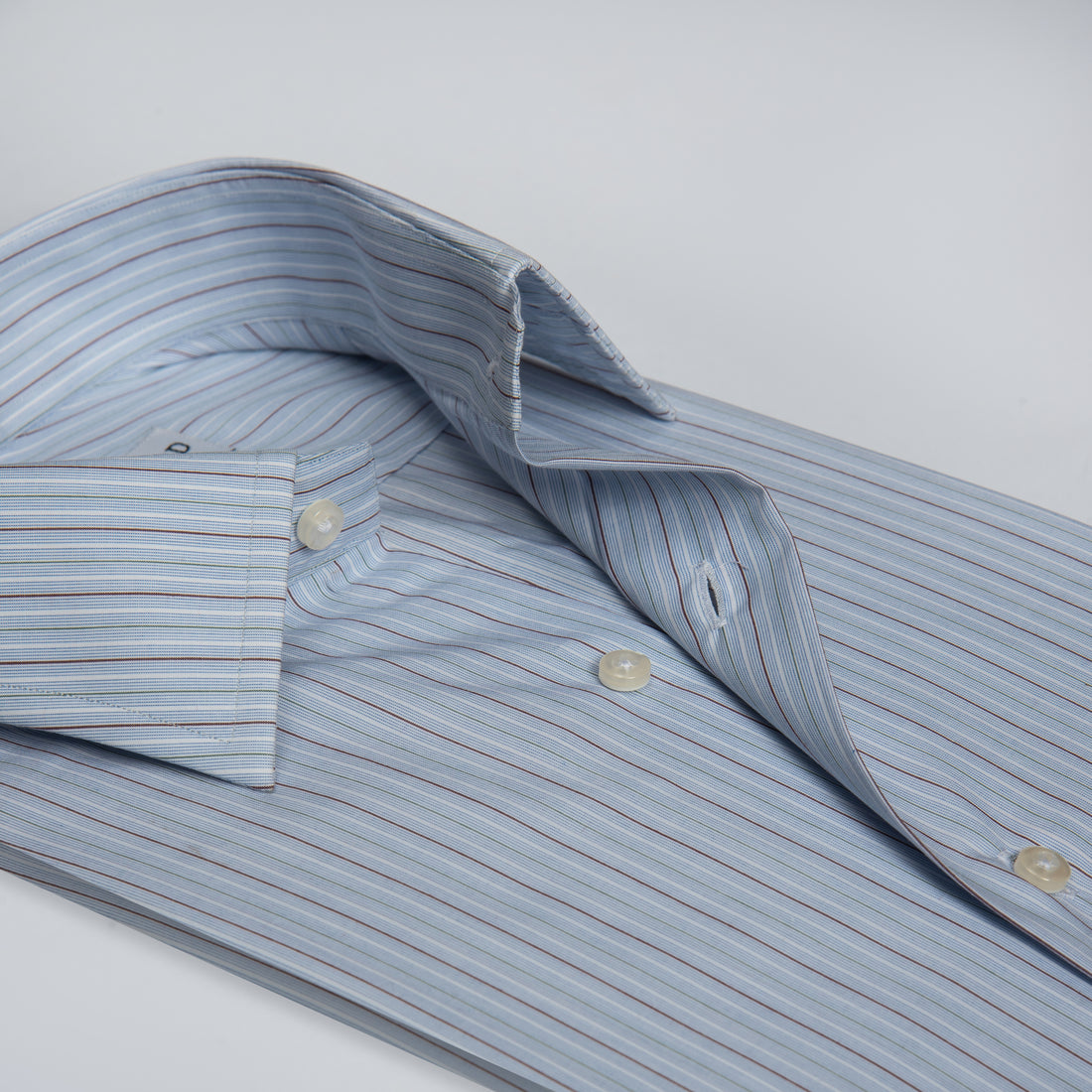 Light Blue Fine Stripe Formal Shirt