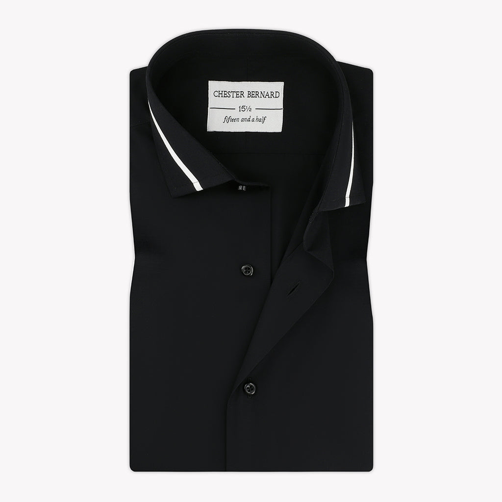 Black semi formal Shirt 1