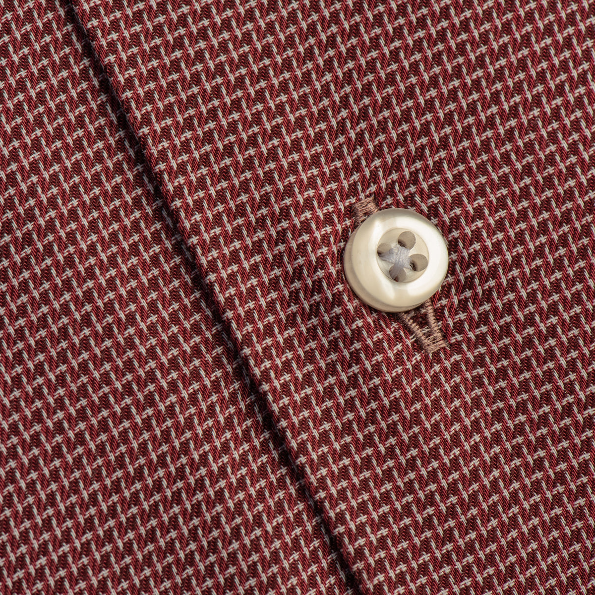 Rust Brick Textured Formal Shirt