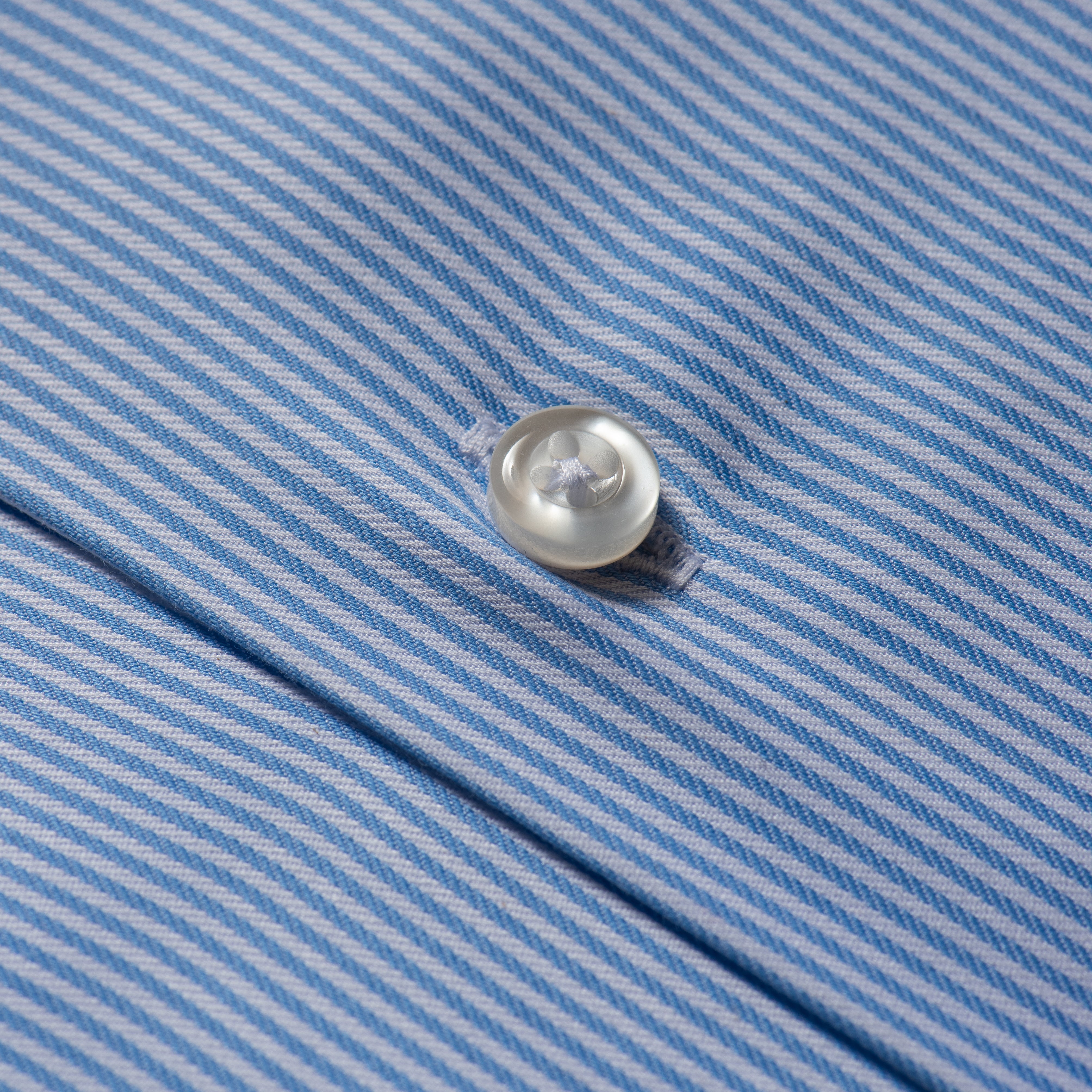 Aqua Blue Micro Stripe Shirt