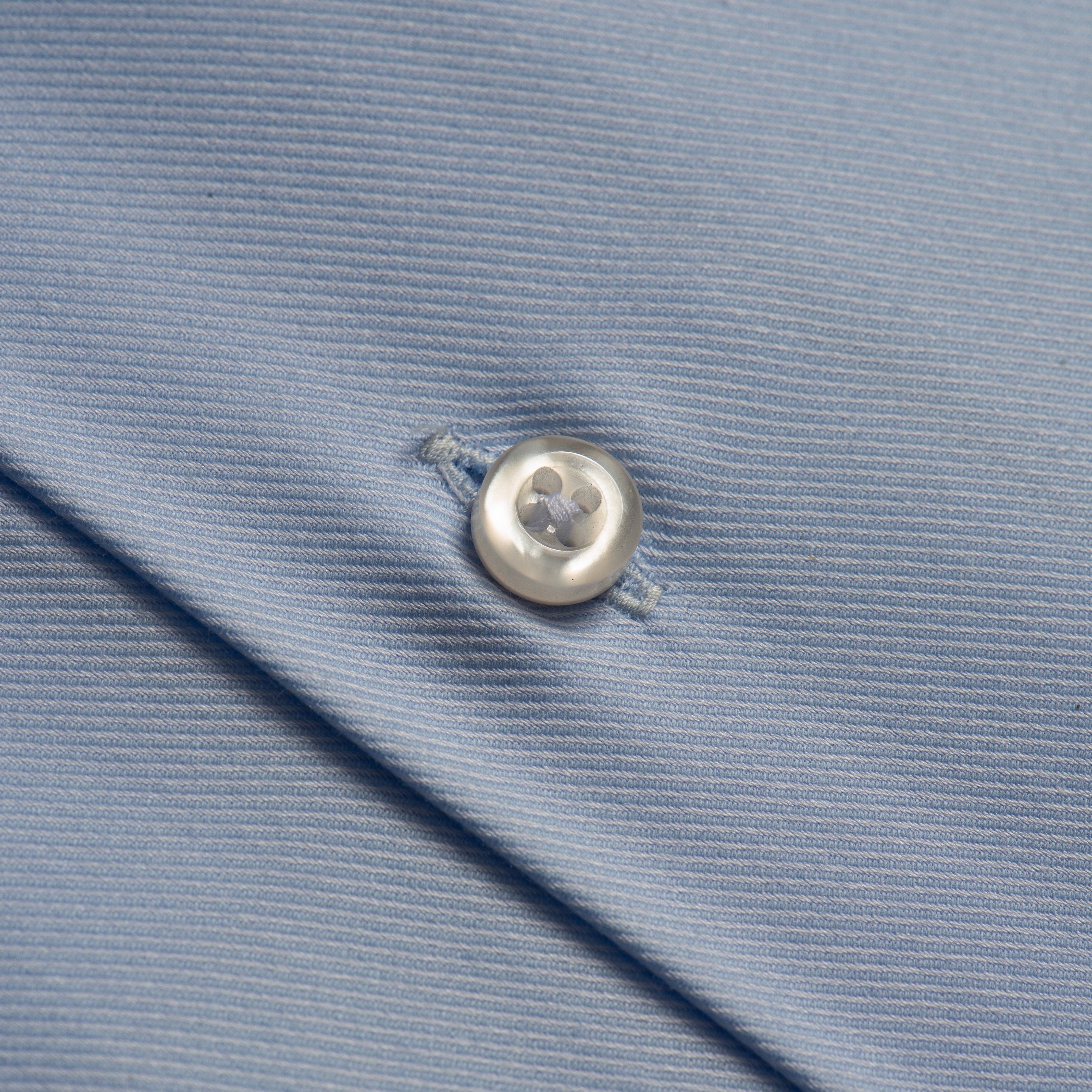 Classic Powder Blue Twill Formal Shirt