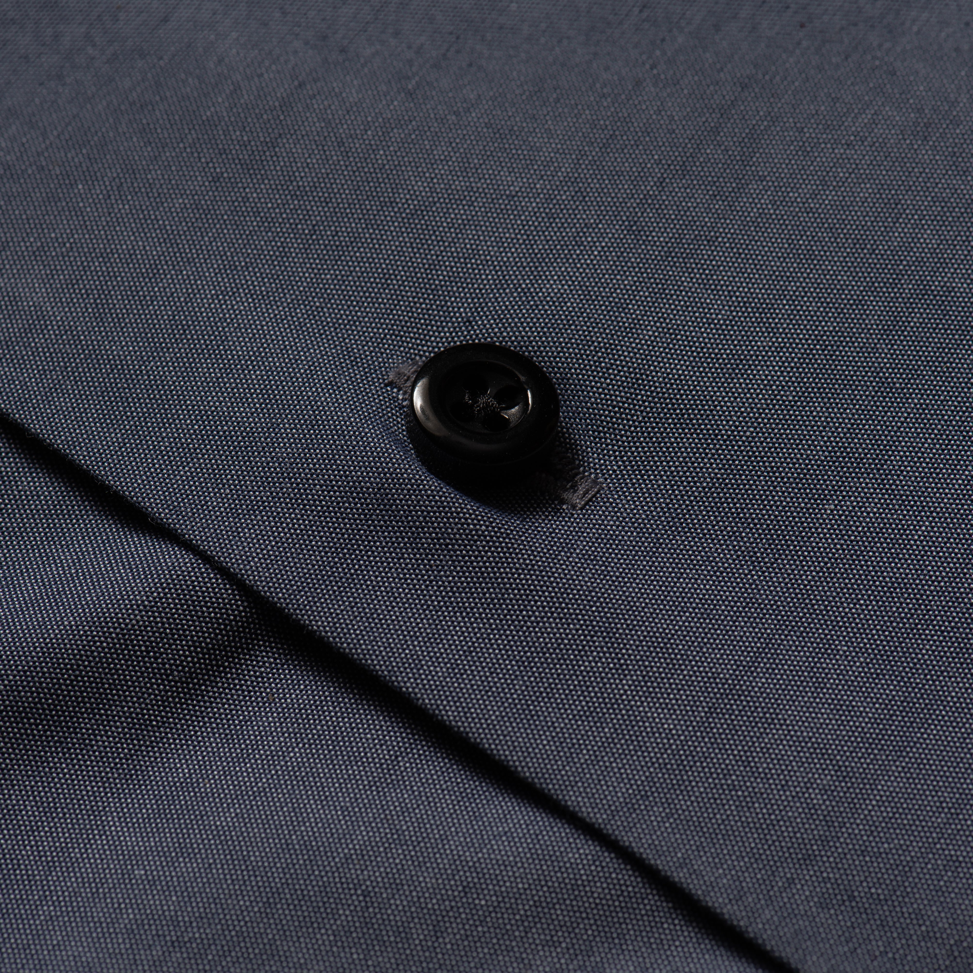 Charcoal Grey Shirt with Printed Inlay