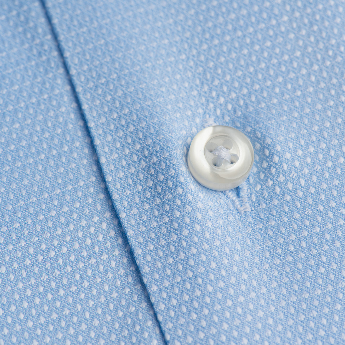 Sky Blue Textured Formal Shirt