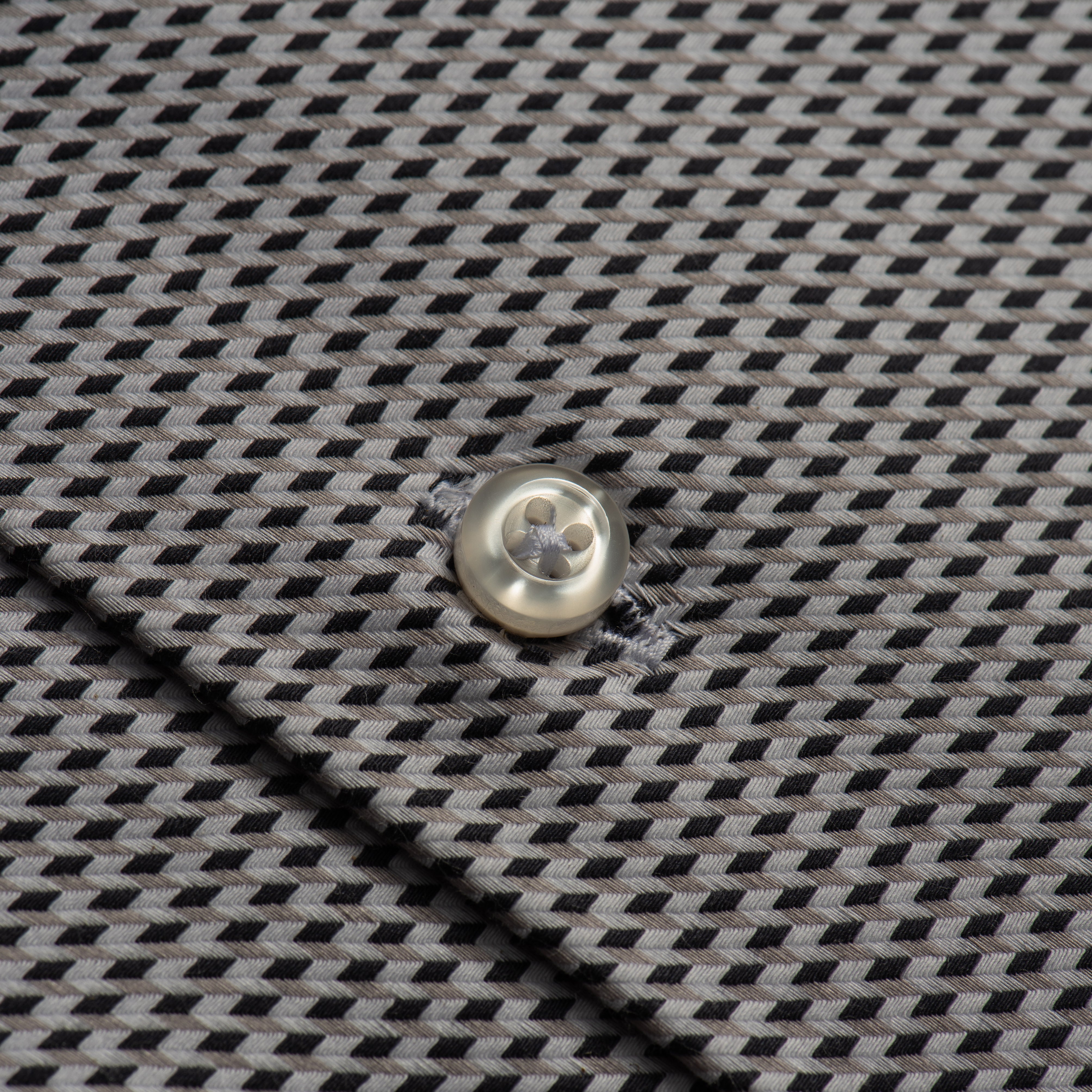 Micro Check Pattern Shirt