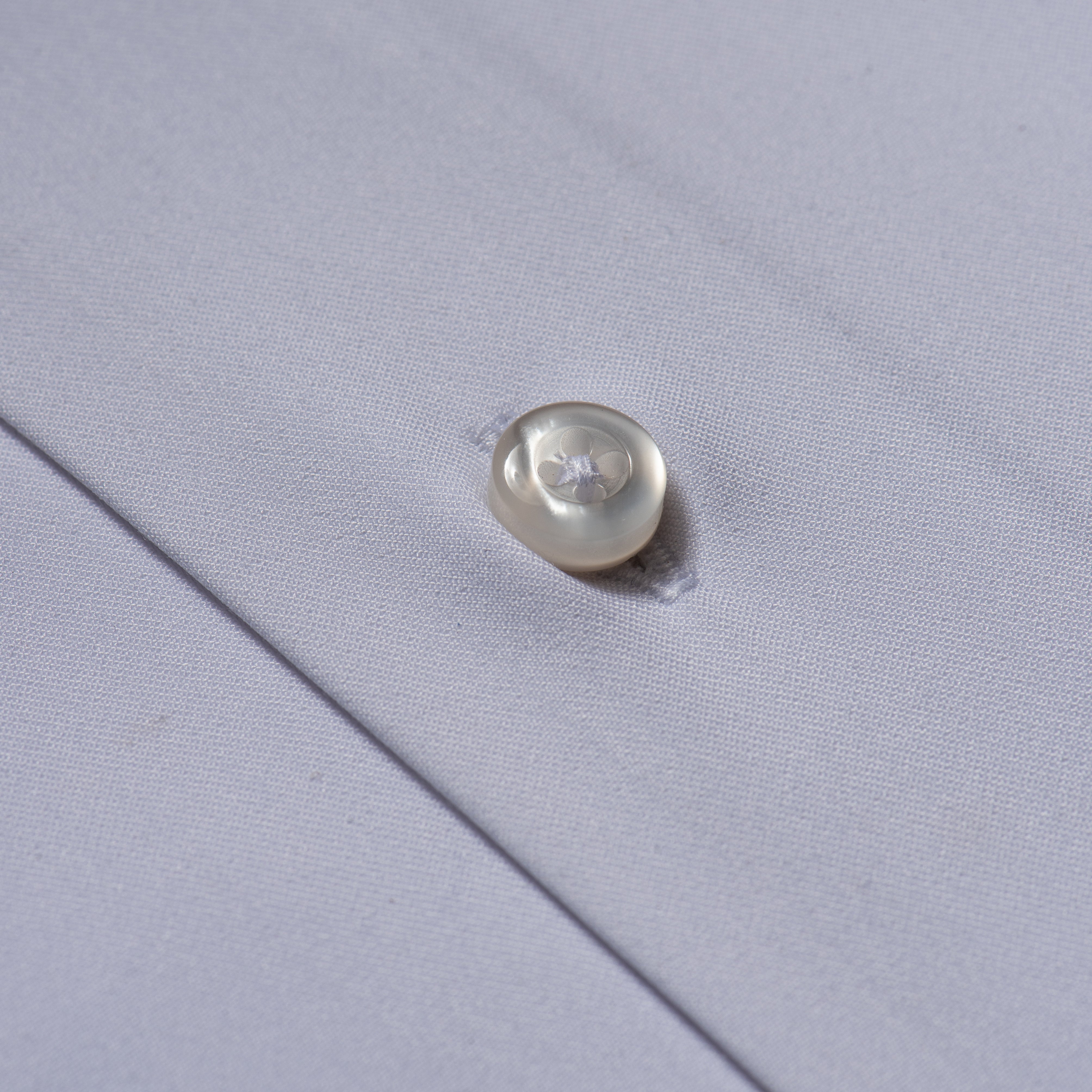 White Shirt with Printed Inlay