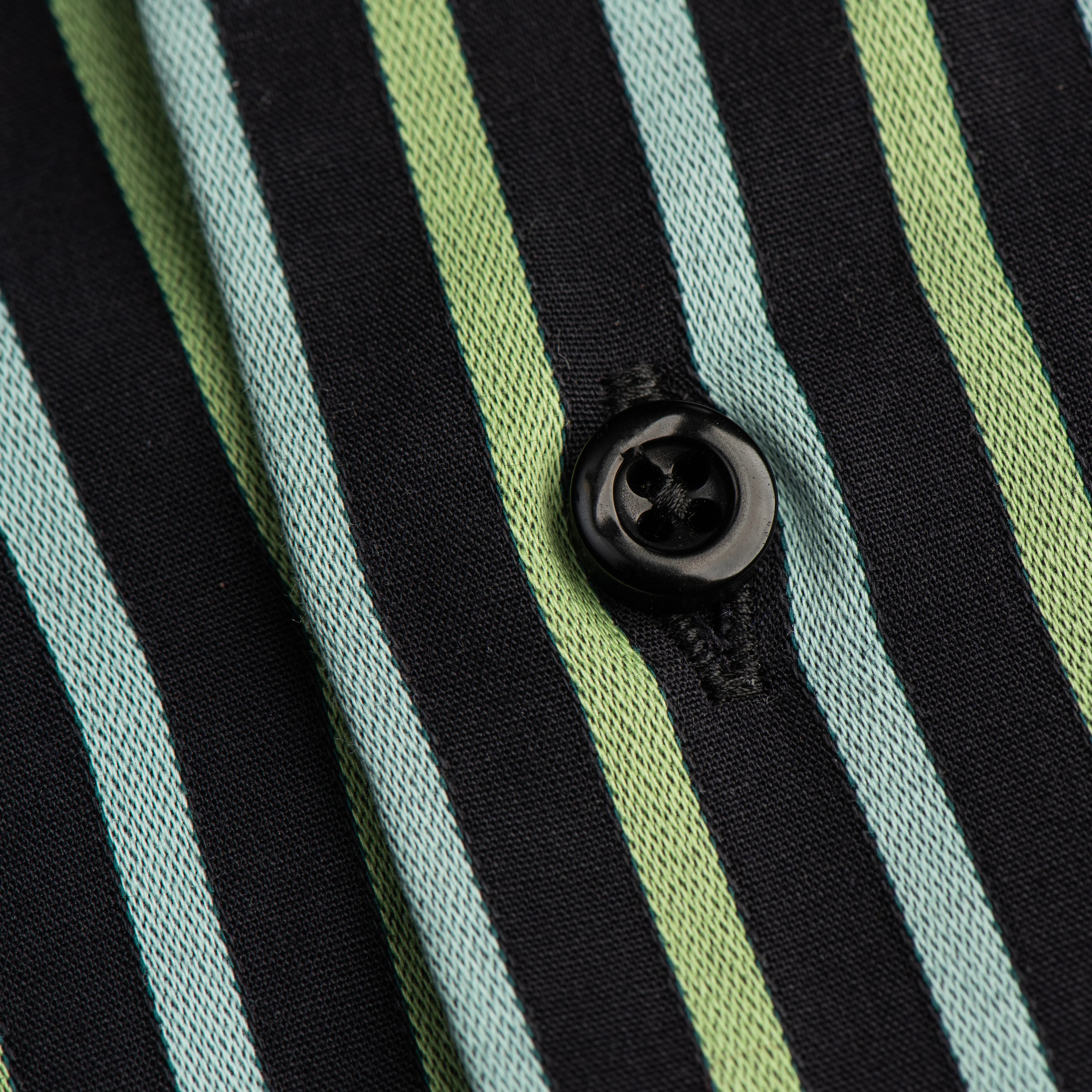 Black & Mint Stripe Shirt