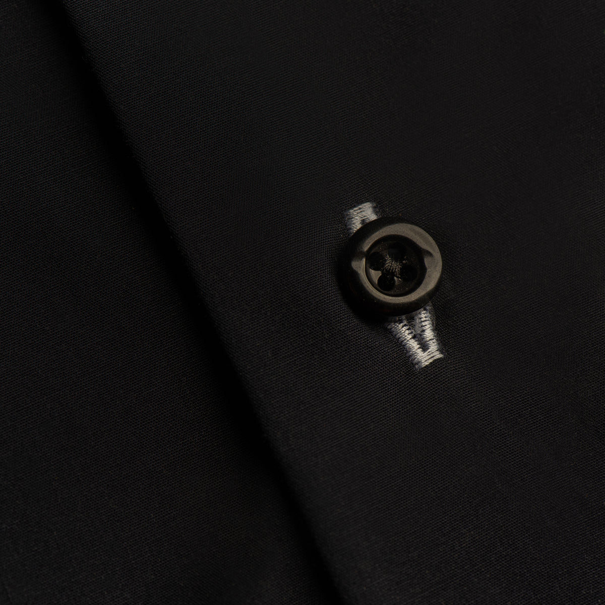 Navy Contrast Collar Casual Shirt