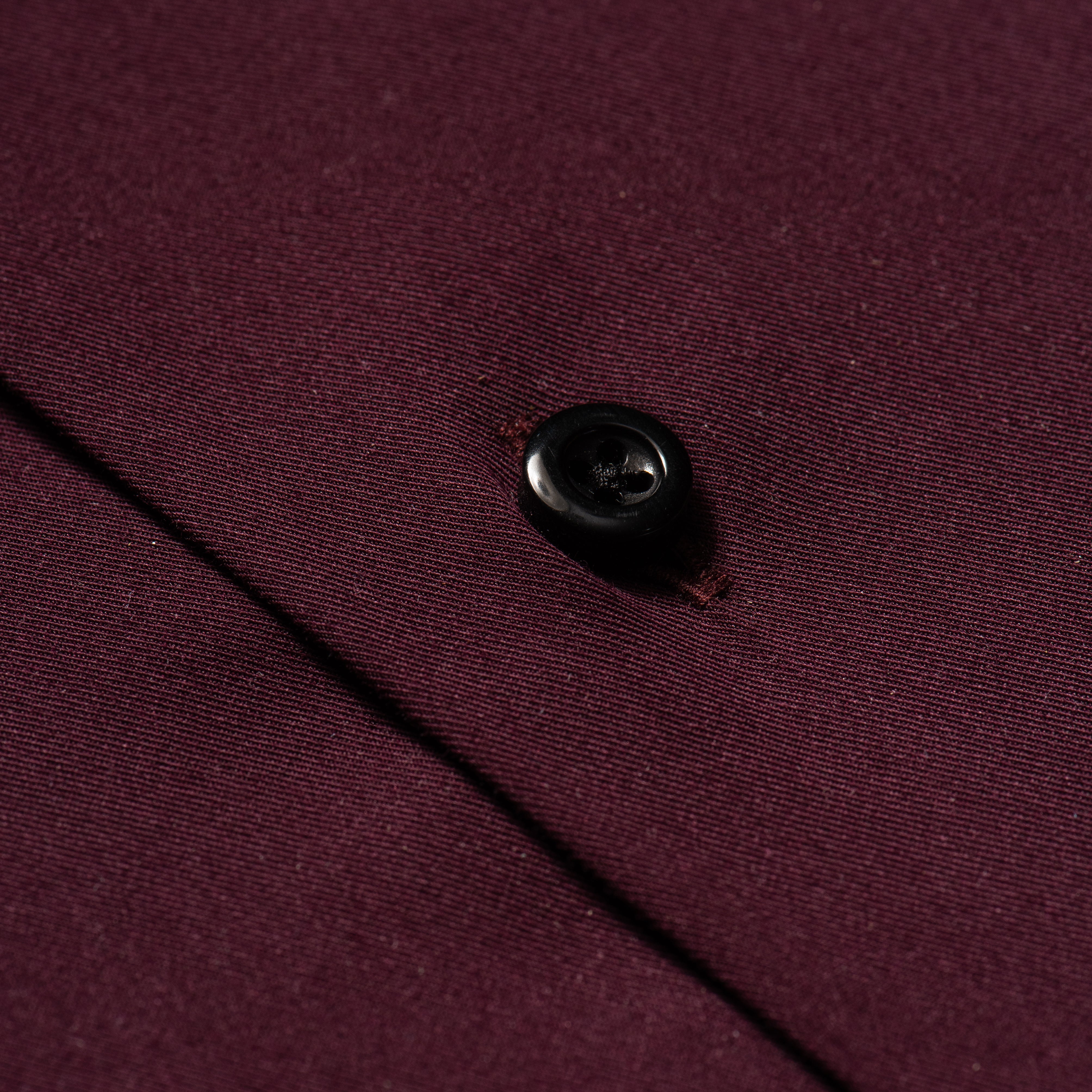 Maroon Paisley Contrast Detail Shirt
