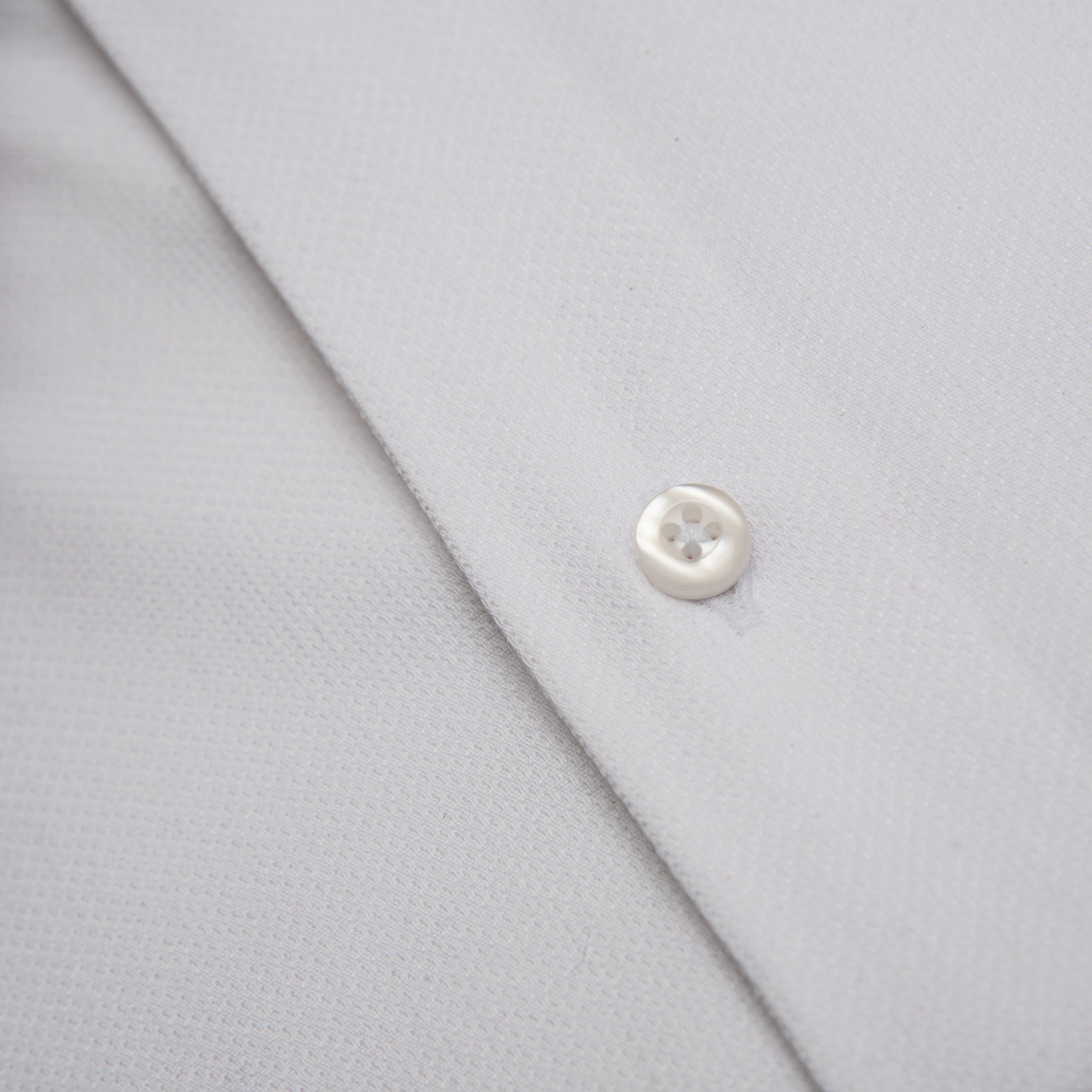White Shirt With Minimal Red Contrast