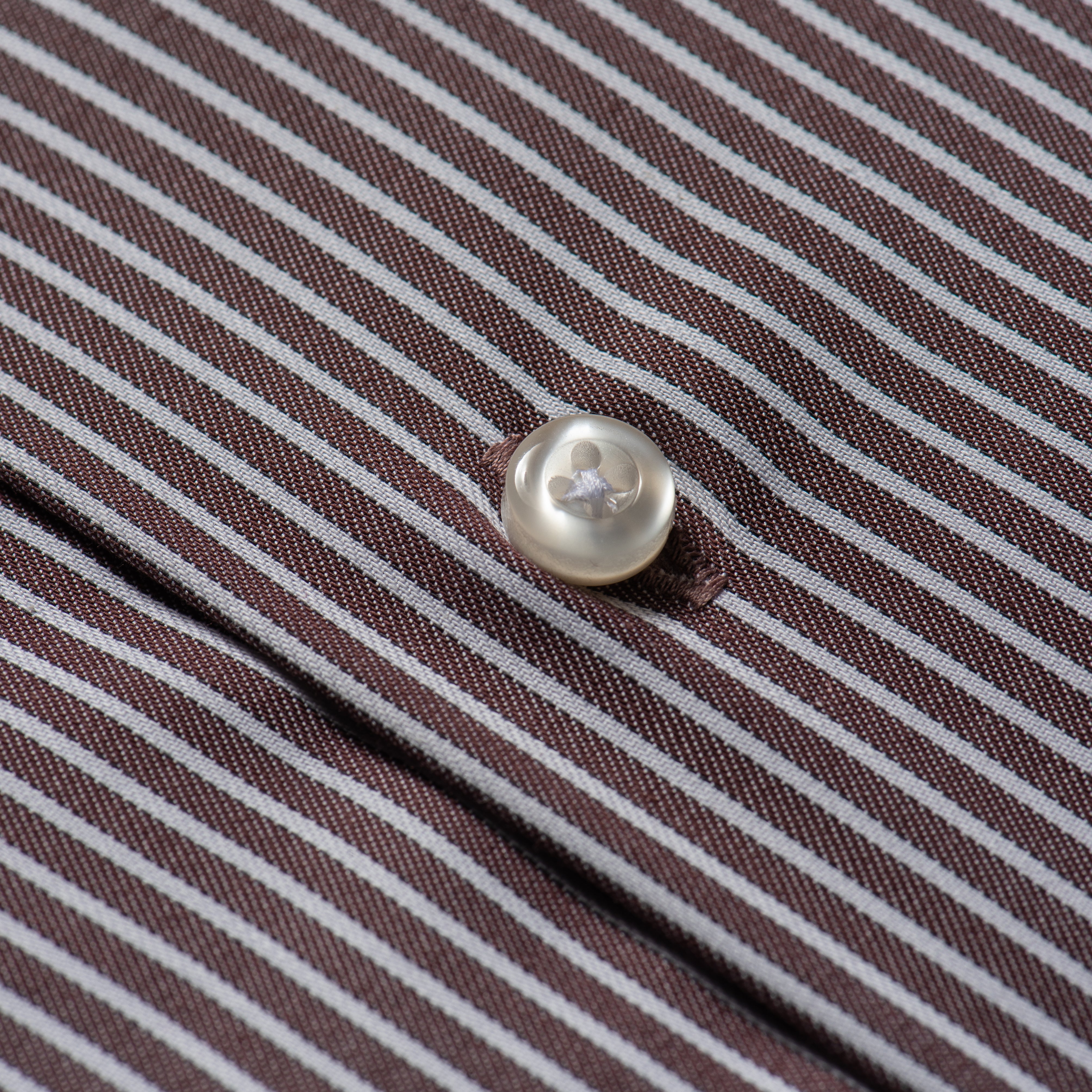 Brown Stripe Formal Shirt