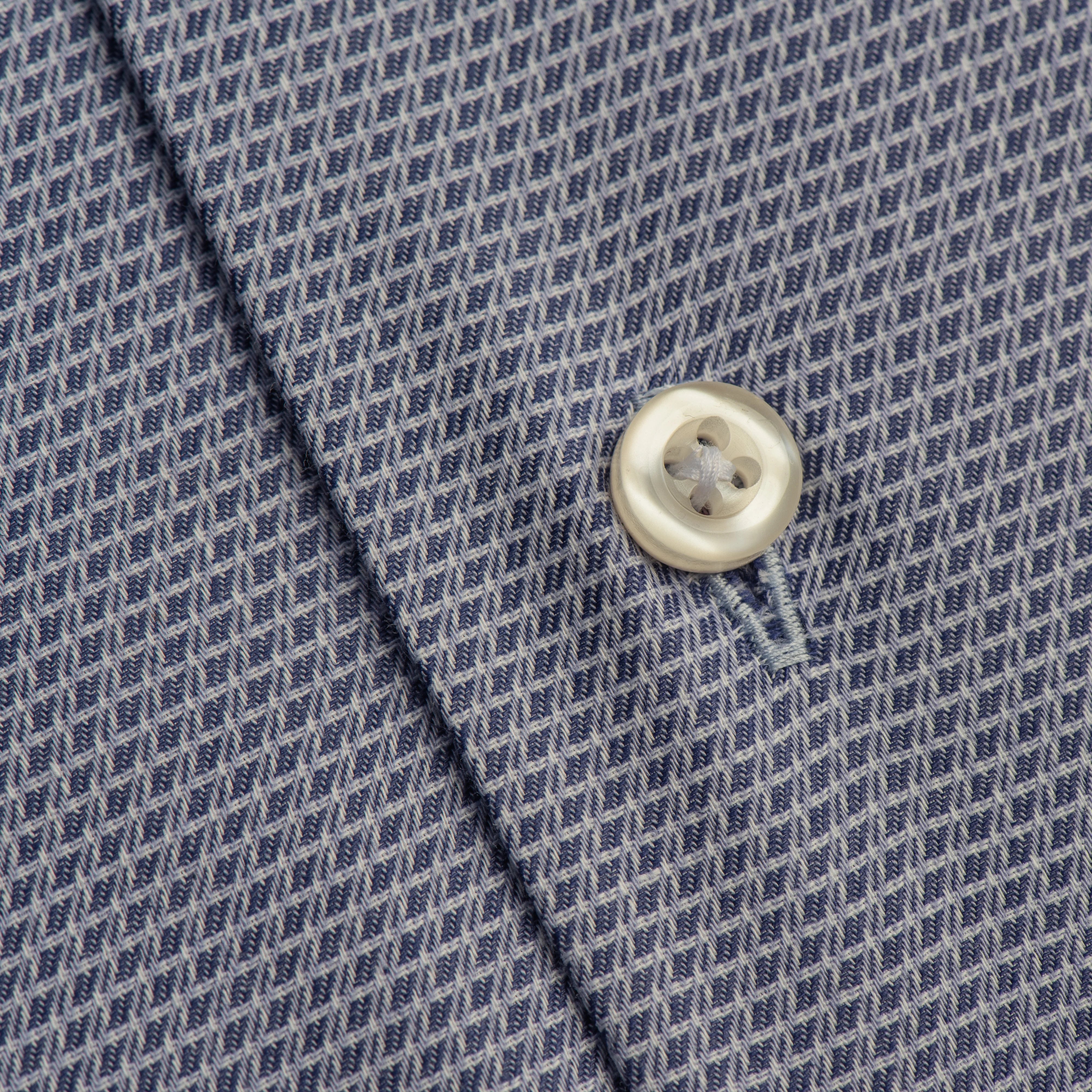 Steel Blue Textured Shirt
