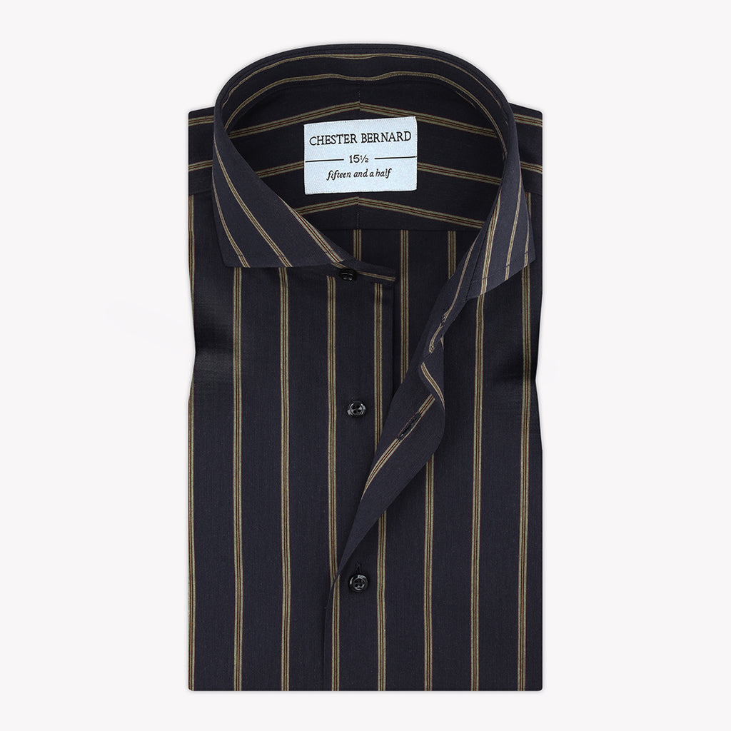 Royal Blue With Beige & Brown Pin Self OL-394