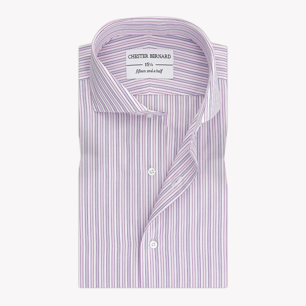 Lilac Stripe Breeze Shirt OL-365