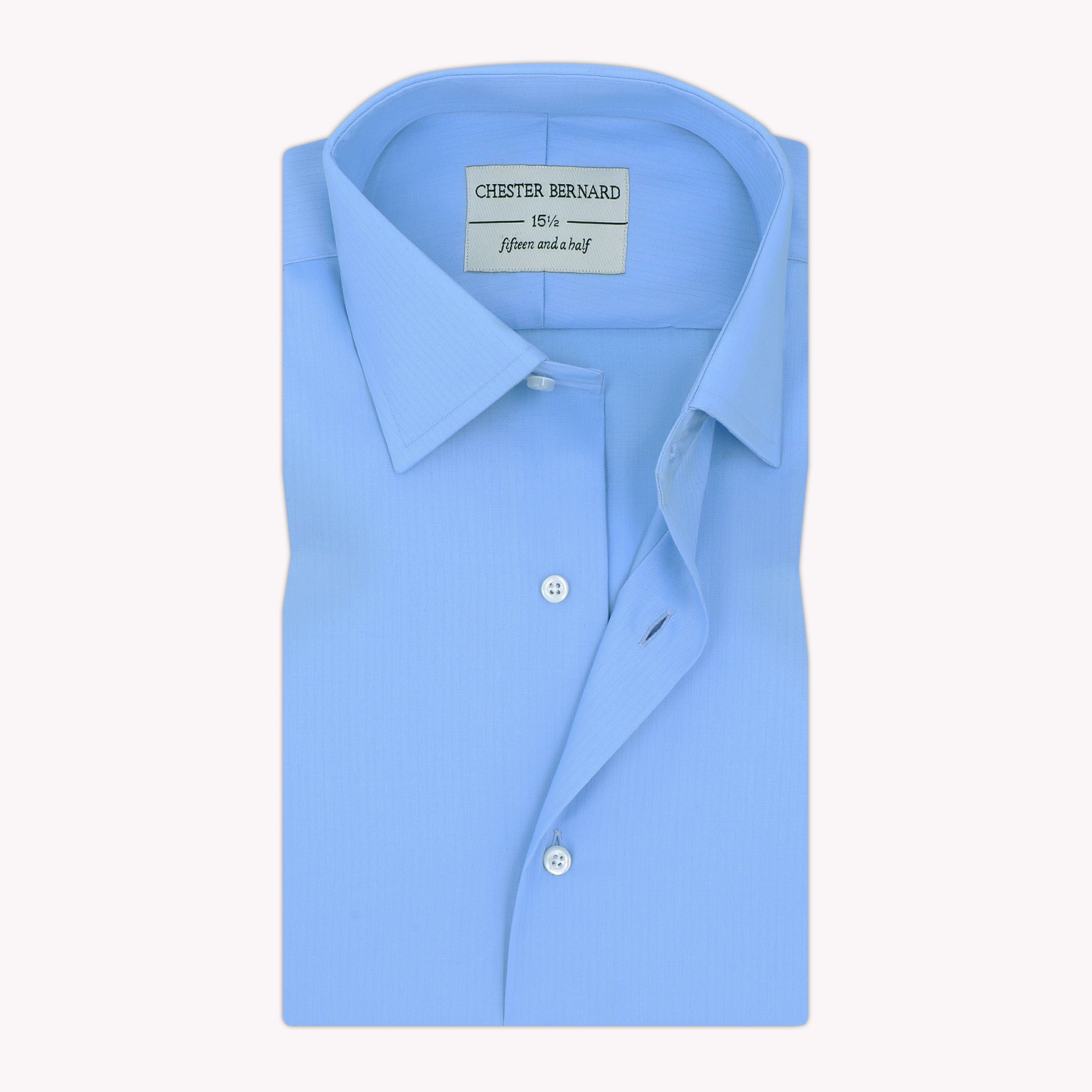 Essential Elegance in Sky Blue Solid Shirt OL-463