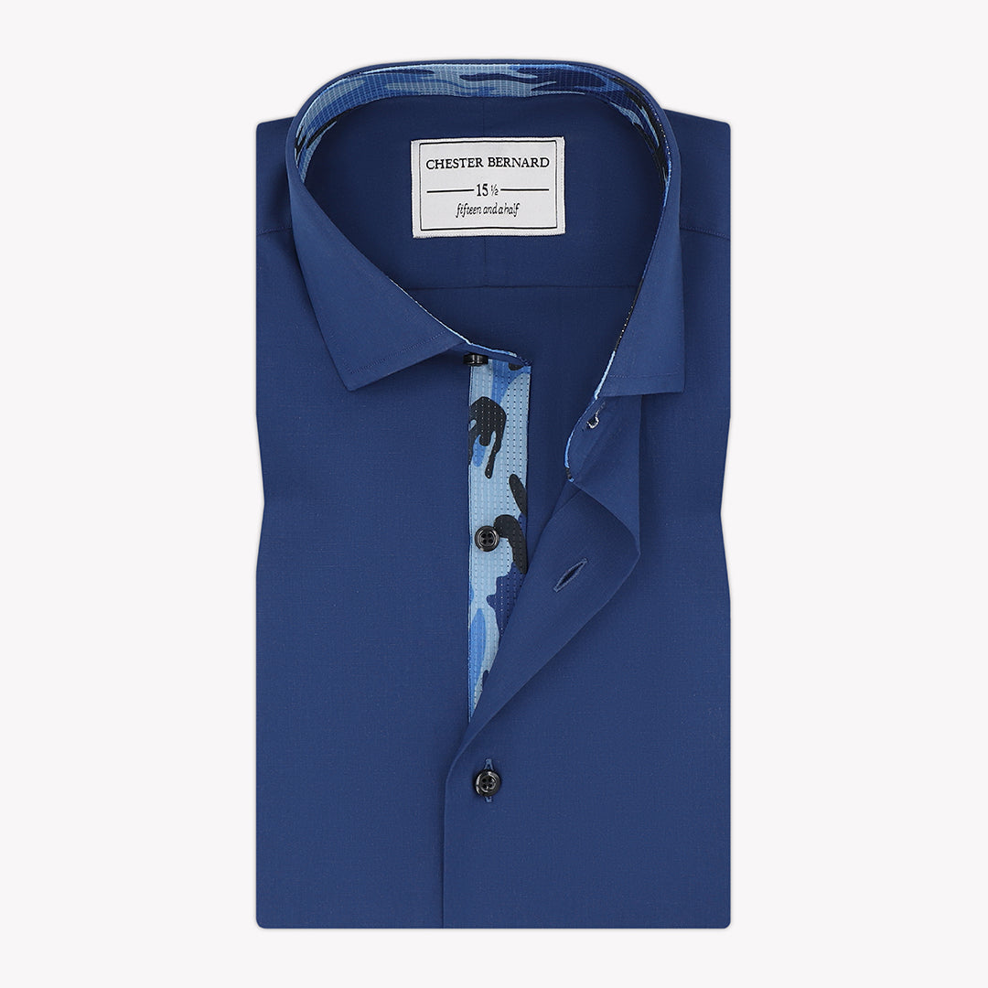 Royal Blue With Light Camouflage Inlay OL-416